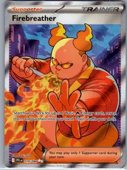 Firebreather 119/094 ME02: Phantasmal Flames - Pokemon Card - NM - Image 1