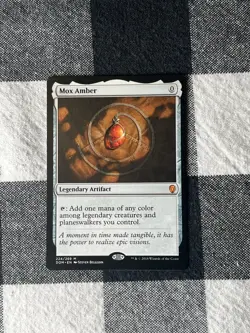 Magic the Gathering Mox Amber Dominaria Card Regular LP Condition - Image 5