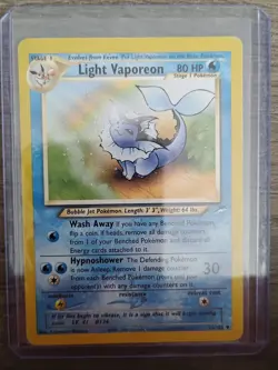 Light Vaporeon #52 Pokemon Neo Destiny - Image 3