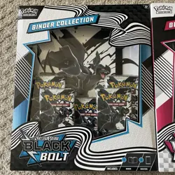Pokemon Black Bolt and White Flare Binder Collection Bundle Set of 2 In Hand NEW - Image 2