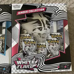 Pokemon Black Bolt and White Flare Binder Collection Bundle Set of 2 In Hand NEW - Image 3