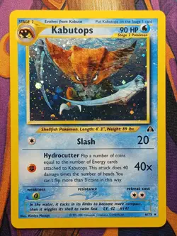 Kabutops - 6/75 - Holo Rare - Neo Discovery 2001 - VLP - Pokemon TCG Card - Image 1