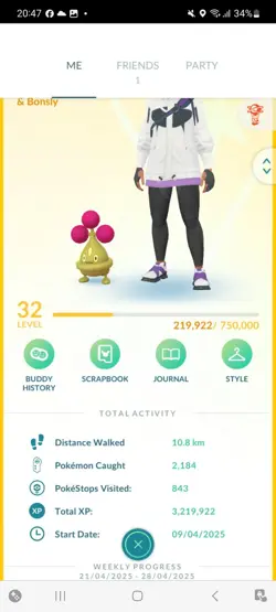 Pokemon Go (Stage 32) Shiny Bonsly ( 6 shinys) - Image 1