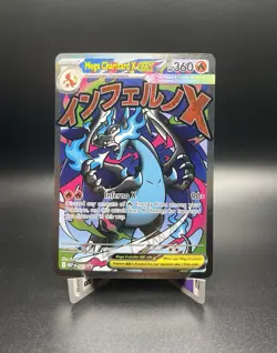 Pokemon TCG Mega Charizard X ex - MEP023 UPC Special Illustration Promo LP - Image 1