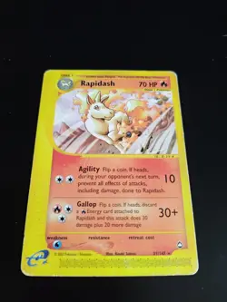 Rapidash #31 Pokemon Aquapolis - Image 1