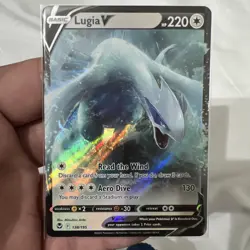 Pokemon TCG: Lugia V 138/195 Silver Tempest & Milotic V 043/192 Rebel Clash NM - Image 2