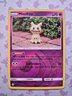 Pokemon Mimikyu 97/236 Sm-Cosmic Eclipse Reverse Holo Near Mint - Image 1