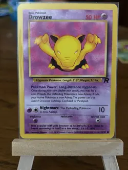 Pokemon TCG - Team Rocket’s Drowzee - 54/82 - Common - LP - Image 1