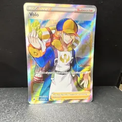 Pokemon Volo Trainer-Supporter 151/159 Crown Zenith Ultra Rare Full Art Holo - Image 1