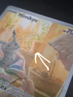 Mimikyu SVP075 Promo Pokemon Center Stamp - Small dint see photos - Image 2