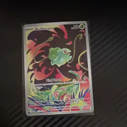 Pokemon Bulbasaur 133/132 Me01: Mega Evolution Illustration Rare Full Art Holo - Image 1