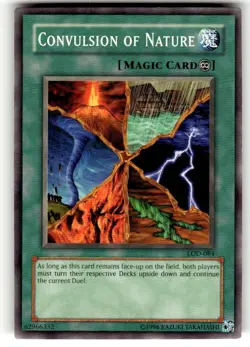 Yu-Gi-Oh! TCG Unl Edition Convulsion of Nature LOD-084 - Vintage YuGiOh - Image 1