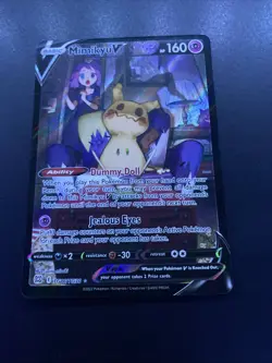 Pokemon Mimikyu V TCG Ultra Rare Holo Card TG16/TG30 Brilliant Stars - Image 1