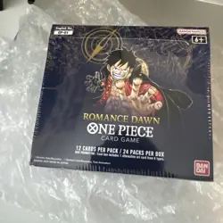 One Piece Romance Dawn Booster Box OP-01 Blue Bottom Sealed - first wave + case - Image 1