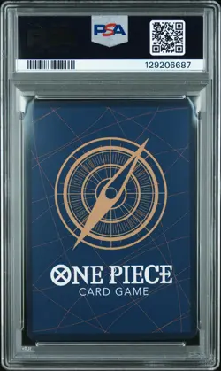 2025 ONE PIECE OP11 FIST OF DIVINE SPEED 3RD ANNIV SILVER #119 LUFFY PSA 10 - Image 2