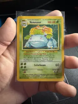 1999 Venusaur Holo Rare Pokemon Card TCG Base Set 15/102 MP - Image 1