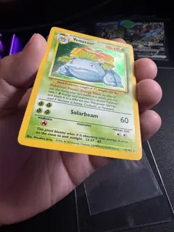 1999 Venusaur Holo Rare Pokemon Card TCG Base Set 15/102 MP - Image 2