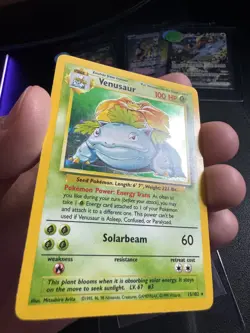 1999 Venusaur Holo Rare Pokemon Card TCG Base Set 15/102 MP - Image 4