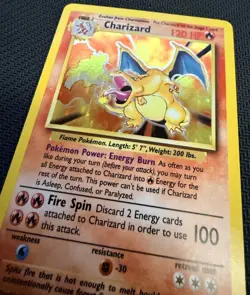 Pokemon TCG Charizard Holo Base Set 4/102 Rare Card Mint - Image 3