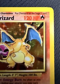 Pokemon TCG Charizard Holo Base Set 4/102 Rare Card Mint - Image 5