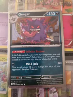 Pokemon TCG Perfect Order - EB Games Exclusive Gengar Promo 050/088 Sealed Card - Image 1