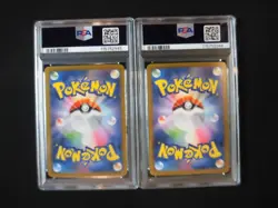 PSA 10 Pokemon Card Team Rocket's Moltres Mewtwo SAR SEQ set 125/098 sv10 Glory - Image 2
