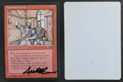 Signed MTG Magic Artist Proof Alliances _ VETERAN'S VOICE v2 _ Andi Rusu 1/50! - Image 1