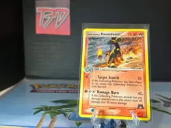 Pokemon Team Magma's Houndoom 34/95 Team Magma VS Team Aqua - LP+ - Image 1