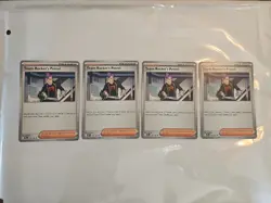 Pokemon TCG Destined Rivals Team Rocket's Petrel 176/182 x4 Playset - Image 1