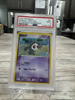Pokemon TCG 2006 Crystal Guardians duskull reverse #51 PSA 9 Mint - Image 1