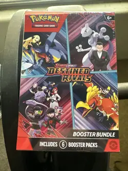 Pokemon Destined Rivals SV10 Booster Bundle 6 Packs Sealed - Image 1