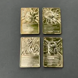 Pokemon 23k Gold-Plated Card 1999 Burger King Nintendo - Set of 4 - Image 3