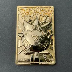 Pokemon 23k Gold-Plated Card 1999 Burger King Nintendo - Set of 4 - Image 4