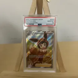 2021 POKEMON SWORD & SHIELD SHINING FATES #070 FULL ART POKE KID PSA 10 070/072 - Image 1