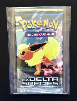Pokemon EX Delta Species Factory Sealed Booster Pack Flareon Artwork - Image 1