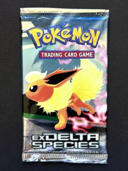 Pokemon EX Delta Species Factory Sealed Booster Pack Flareon Artwork - Image 2