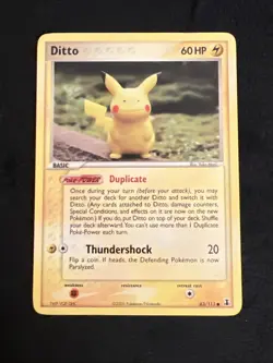 Ditto - 63/113 (Pikachu) Delta Species #063 (2005) Common LP Pokemon - Image 2