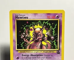 Mewtwo #14 (LP) Black Star Promo WOTC 1996 Vintage Pokemon Card TCG - Image 3