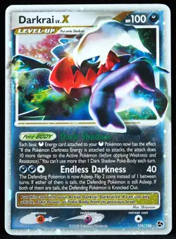 Darkrai Lv.X #104 NM- ink on back Pokemon Card - Image 1