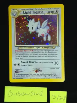Light Togetic 15/105 Neo Destiny Holo MP Ungraged Pokemon Card - Image 1