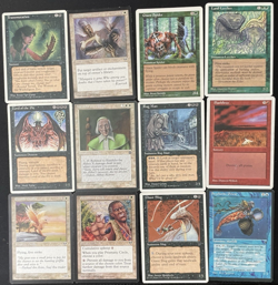 Vintage MTG Lot: 1994-1997 Era 12 Cards - 3 Rares - Played - Magic The Gathering - Image 1