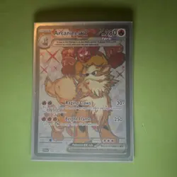 Pokemon TCG Arcanine EX Holo Card 224/198 Scarlet Violet Base Set - Image 3