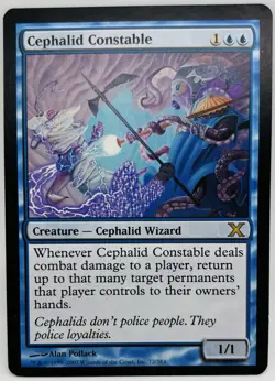 MTG Cephalid Constable 10th Edition Regular - Image 1