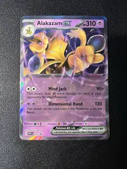 Alakazam Ex 151 No Star Pattern | Near Mint | Error | Pokemon Card - Image 1