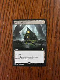 Witch's Clinic (Extended Art) Free Shipping Commander, MTG Land Lifelink - Image 1