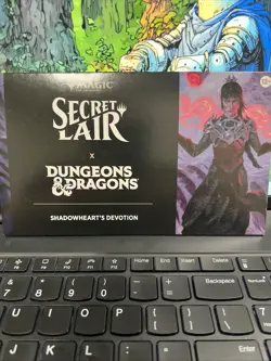 MTG Secret Lair x Dungeons & Dragons: Shadowheart's Devotion Non-Foil Sealed - Image 1