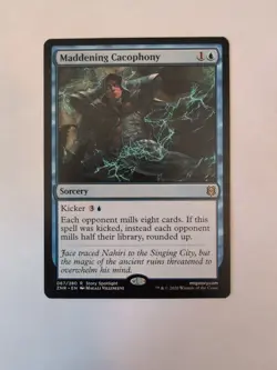 Maddening Cacophony Zendikar Rising Regular - Image 1