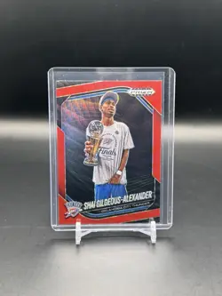 2024-25 Panini Prizm Black - Shai Gilgeous-Alexander Ruby Red Wave #164 - Image 1