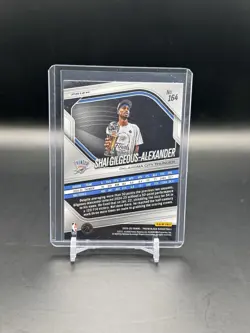 2024-25 Panini Prizm Black - Shai Gilgeous-Alexander Ruby Red Wave #164 - Image 2