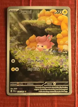 Pawmi 226/091 Illustration Rare Pokemon Sv: Paldean Fates Holo - Image 1